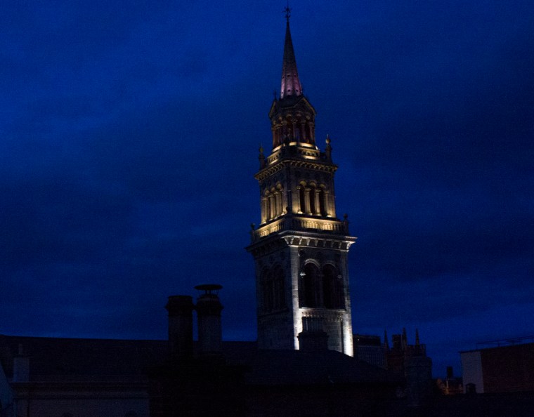 Belfast at dusk, a beautiful time in the city