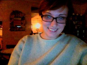 Mozaik can get a bit dark sometimes-- dreary weather and "mood lighting" aren't particularly conducive to reading light. But either way I happily work away in my nook.