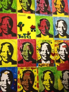 Mural put together made by Khayelitsha students.