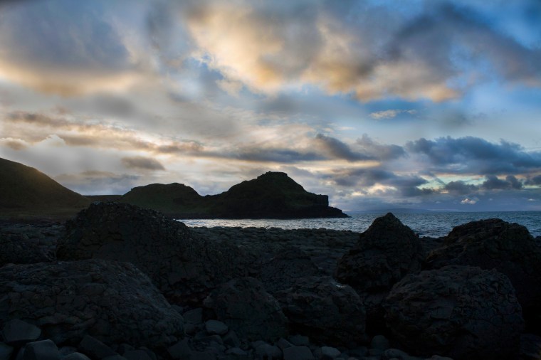 View of the Causeway at Sunset