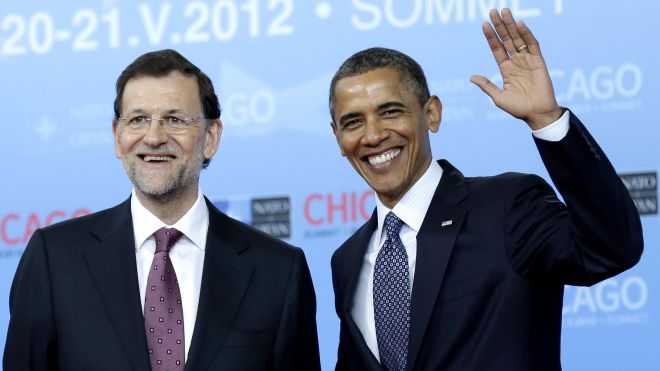 President Obama with Spanish Prime Minister Mariano Rajoy