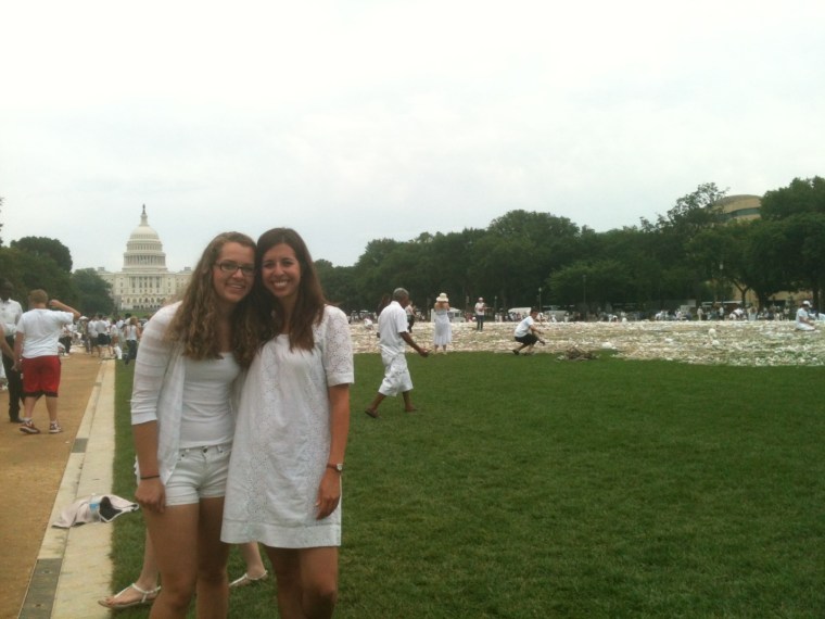 Me ending my last job, which had me touring the US raising awareness of international human rights. Out last big even in Washington DC 2013