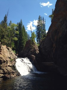 Though I've heard that Seville is one of the most beautiful cities in Spain, I'll miss Colorado sights like this one at King Solomon Falls.