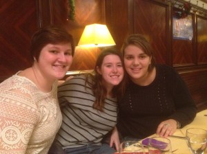 Me and two friends in Strasbourg.