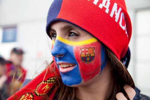 Does this paint come in tattoo form? Barca Para Siempre