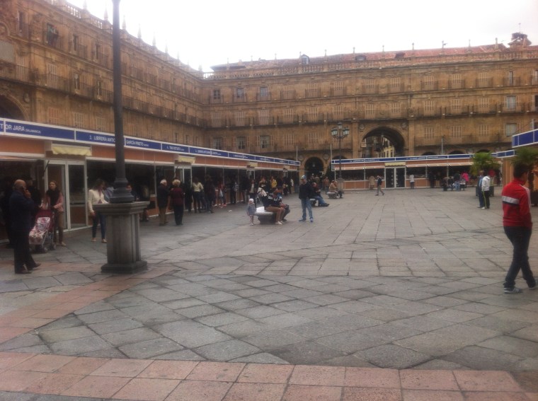 A book fair came to Salamanca, which was a ton of fun to walk through